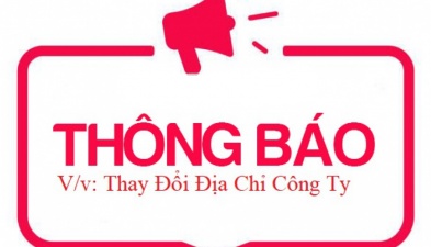 Thông báo về việc thay đổi địa chỉ công ty